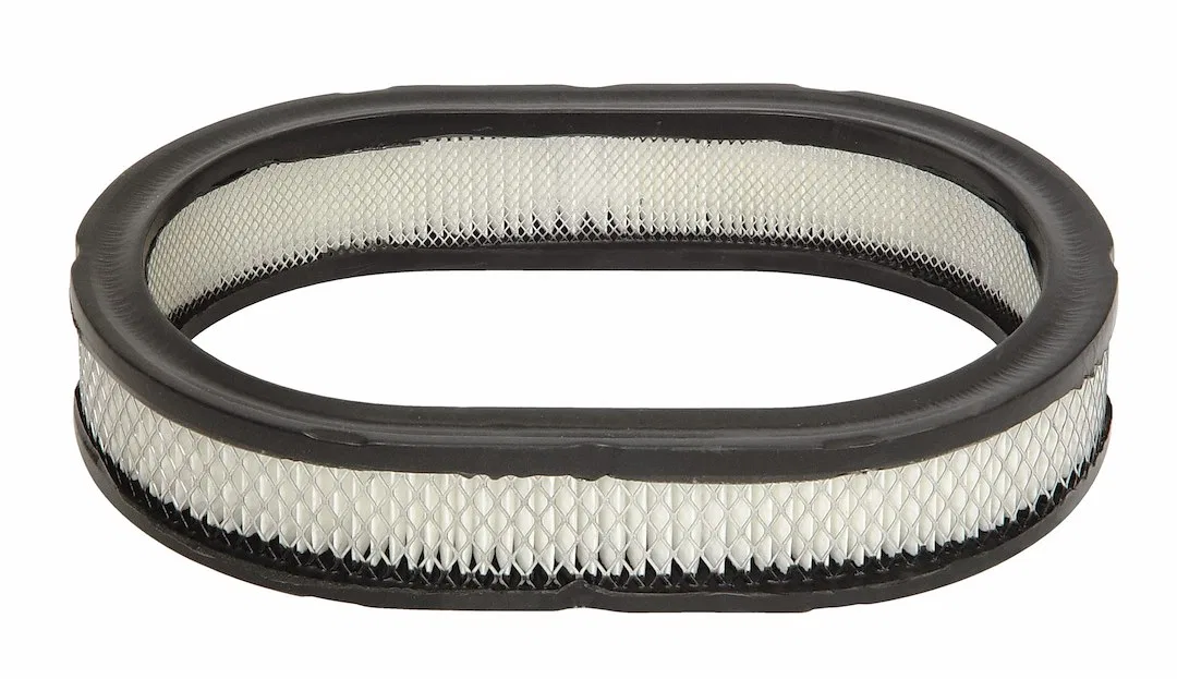 6405G – MR GASKET Air Filter, White Paper Element Oval 11-3/8 Inch Length x 7-7/8 Inch Width x 2 Inch Height